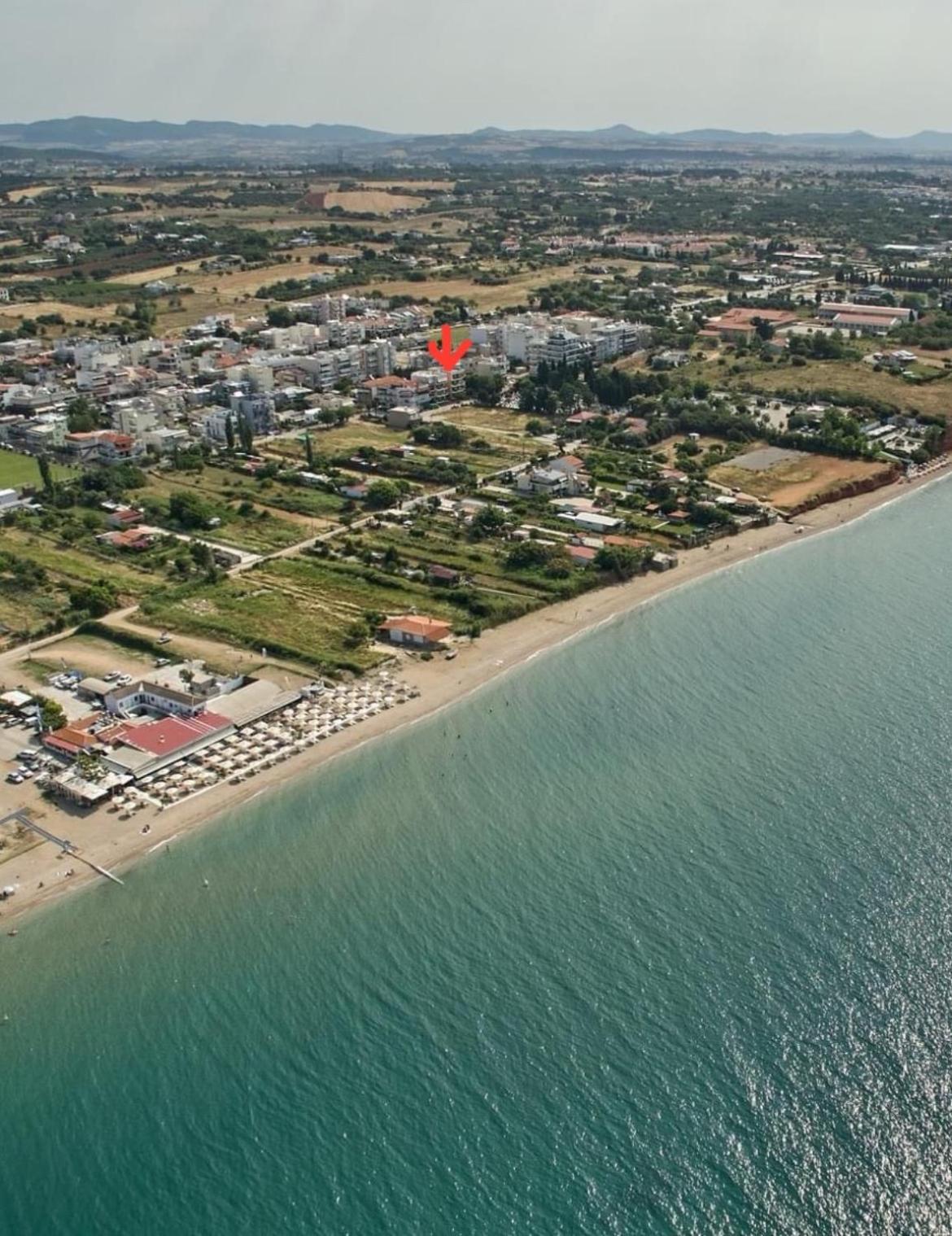 Studio Στην Νέα Χιλή Με Θέα Στην Θάλασσα Néa Hilí Kültér fotó